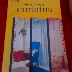 How to Sew Curtains Book By Singer. Vintage 1972